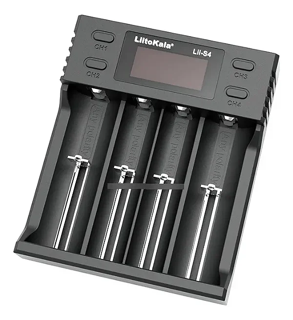 Carregador de Pilhas Liitokala Lii-S4