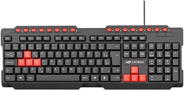Teclado Gamer C3Tech KG-10V2BK