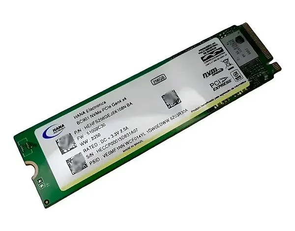 SSD NVME 256GB Hana 2100MB/s / 1200MB/s