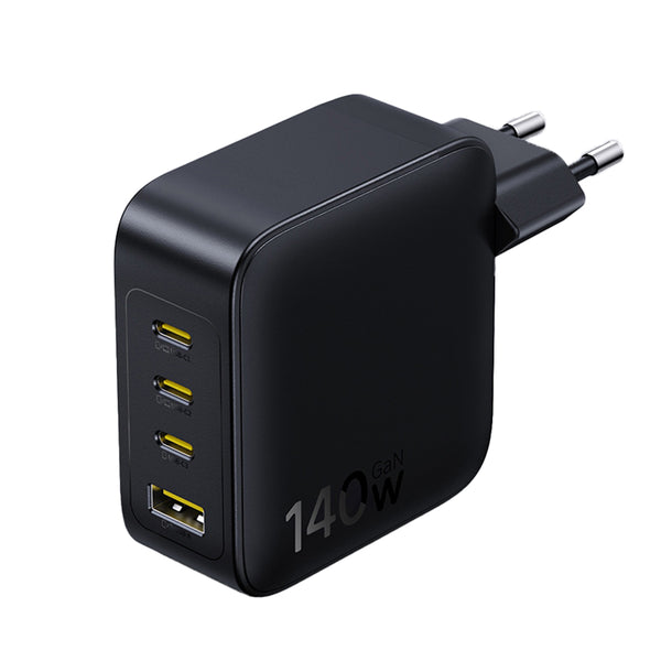 Carregador de parede Baseus 140w Gan 3x USB-C e 1x USB-A