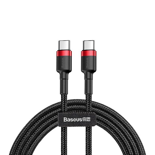 Cabo USB-C / USB-C Baseus 1 metro 3A 60w