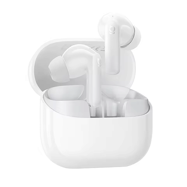 Fone de Ouvido Bluetooth Baseus Bass EP10 ANC -43dB 4 Microfones Branco
