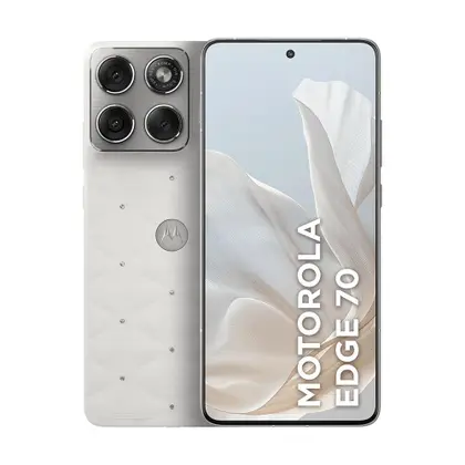 Celular Motorola Moto Edge 70 5G Crystals by Swarovski 512GB 12GB Cloud Dancer