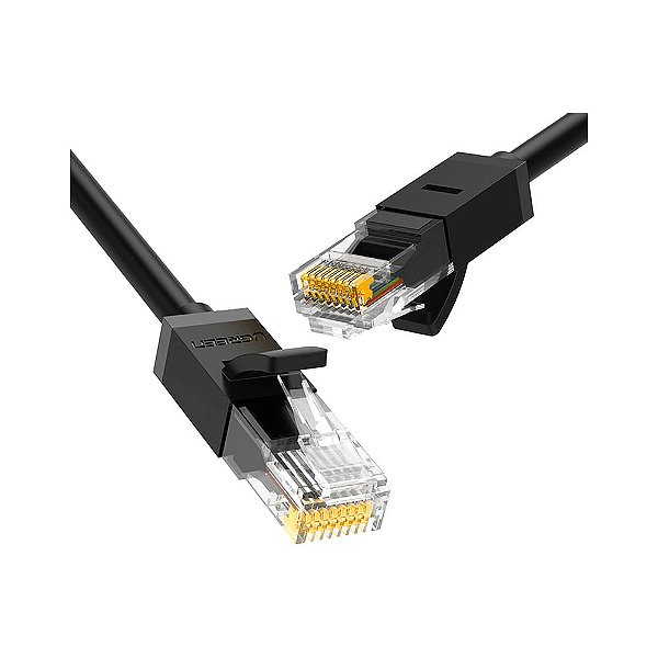 Cabo de Rede 2M CAT6 NW102 Slim Ugreen Preto