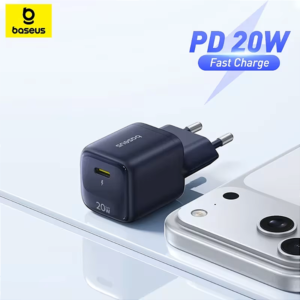 Carregador de parede Baseus 20w USB-C GaN Enerfill FN22