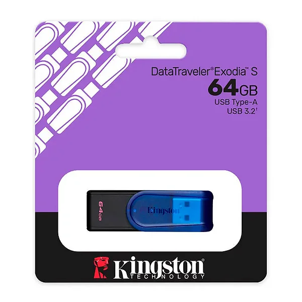 Pendrive 64Gb USB3.2 Kingston Exodia KC-U3C64-7TB