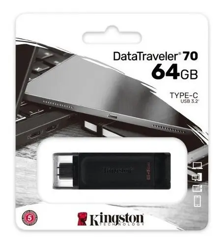 Pendrive 64Gb USB-C 3.2 Kingston Exodia DT70/64GB