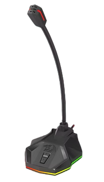 MICROFONE STIX PRETO RGB - REDRAGON
