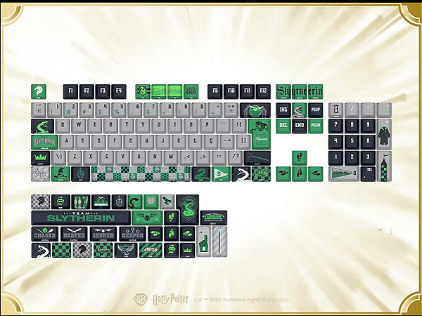 KIT DE KEYCAPS SPECIAL EDITION HARRY POTTER -SlytheRin