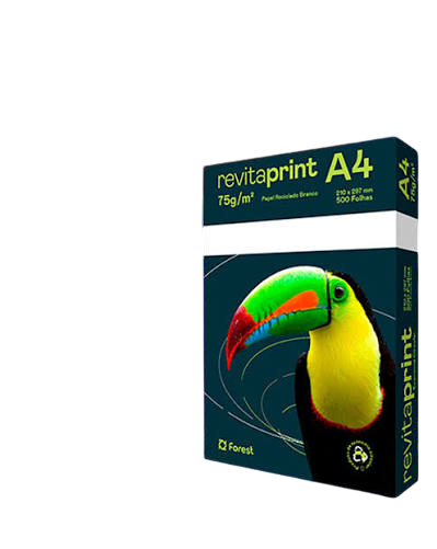 PAPEL SULFITE A4 - REVITA PRINT - BRANCO 75GR