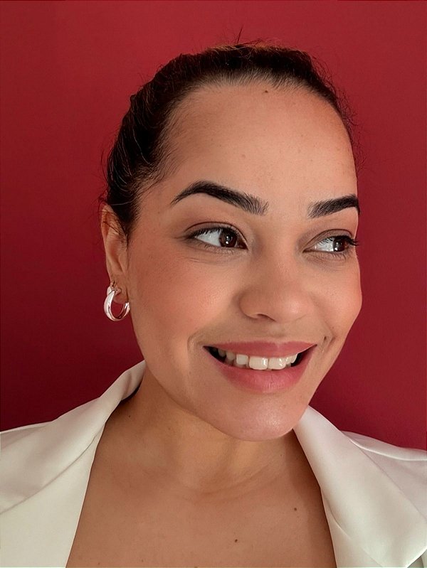 Brinco Argola Média- Prata 925