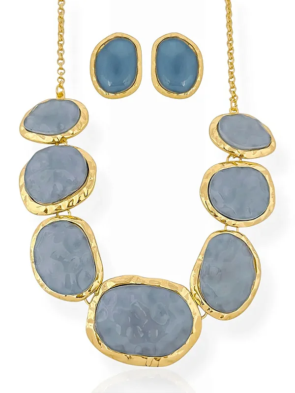 Conjunto Blanche- Azul jeans