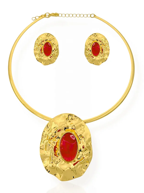 Colar Orgânico Rubi