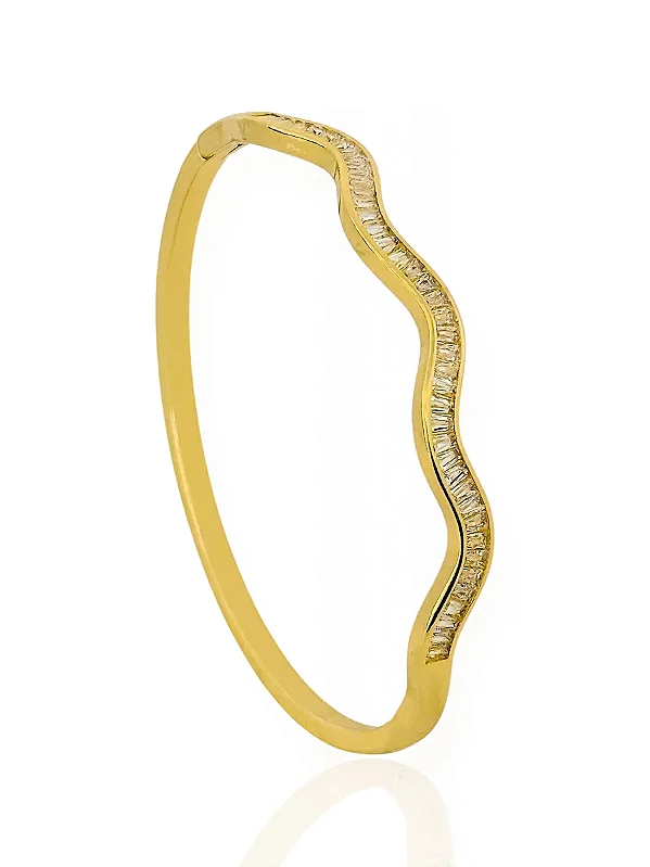 Bracelete Ondulado Navetes