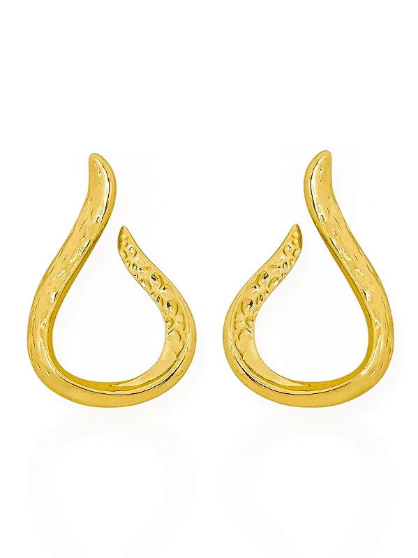 Brinco Anzol Dourado