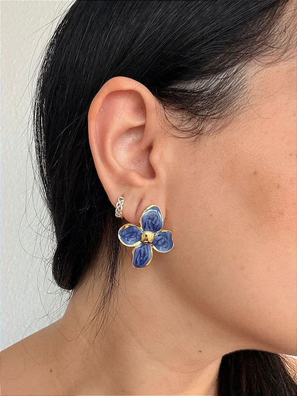Brinco Fiorella Azul