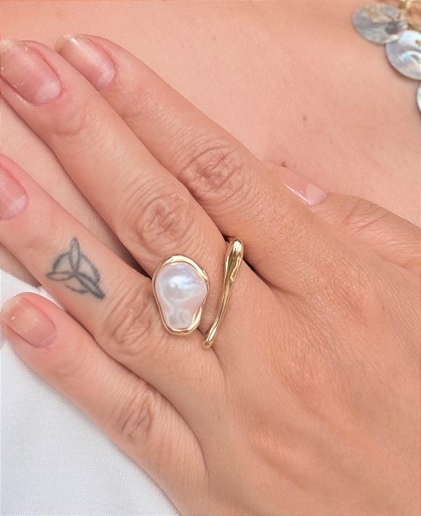 Anel Perla AJUSTÁVEL