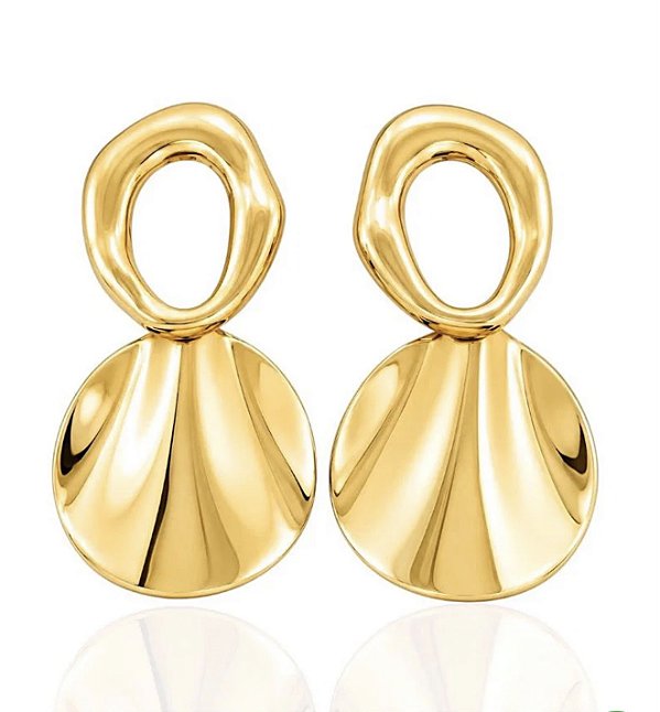 Brinco Diamanté Ouro