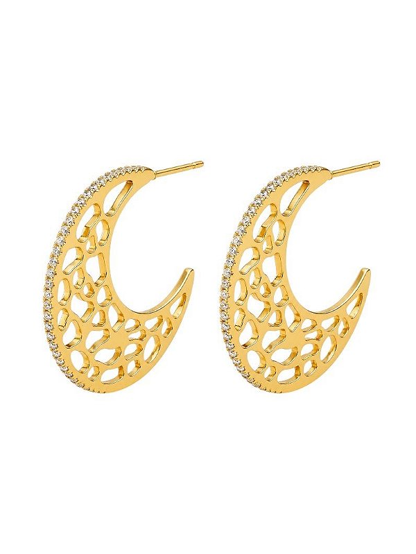 Brinco Luna Diamantada
