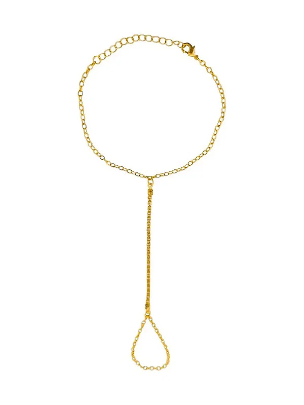 Pulseira Hand Chain Riviera Ouro (PULHCRIVO)