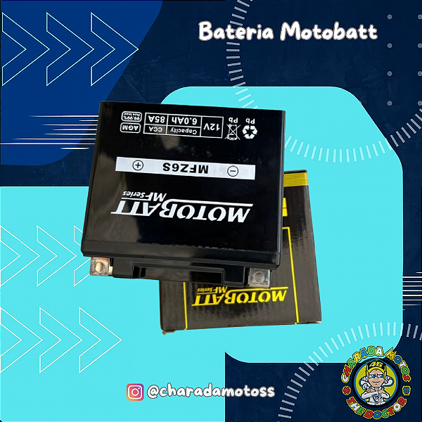 Bateria Motobatt MFSeries MFZ6S 6.0Ah 85A