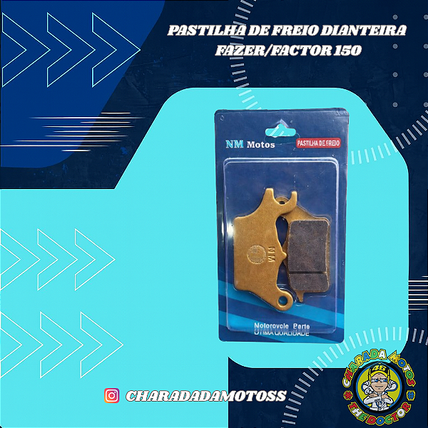 Pastilha de Freio Dianteira para Fazer/Factor 150