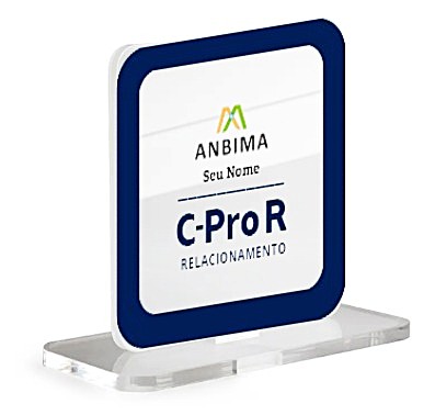 Placa de Acrílico 10x10cm CPROR