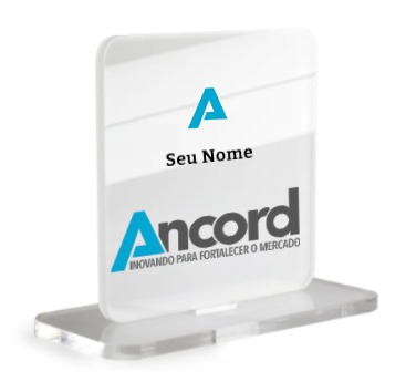 Placa de Acrílico 10x10cm Ancord