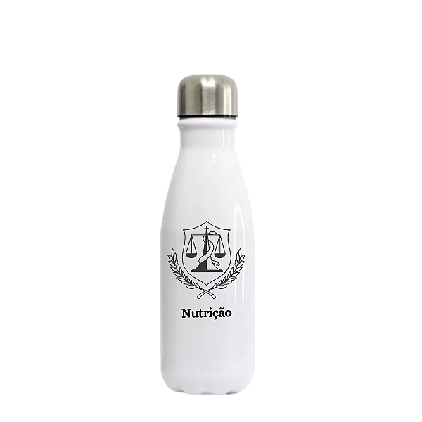 Garrafa alumínio Branco 500ml