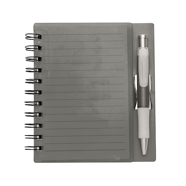 Caderno Plástico C/ Caneta