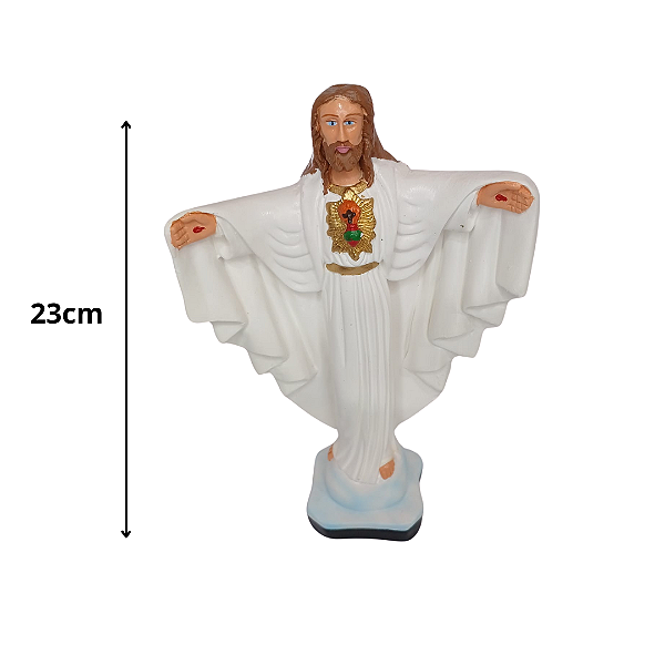 Imagem de Oxalá Jesus 23cm Gesso