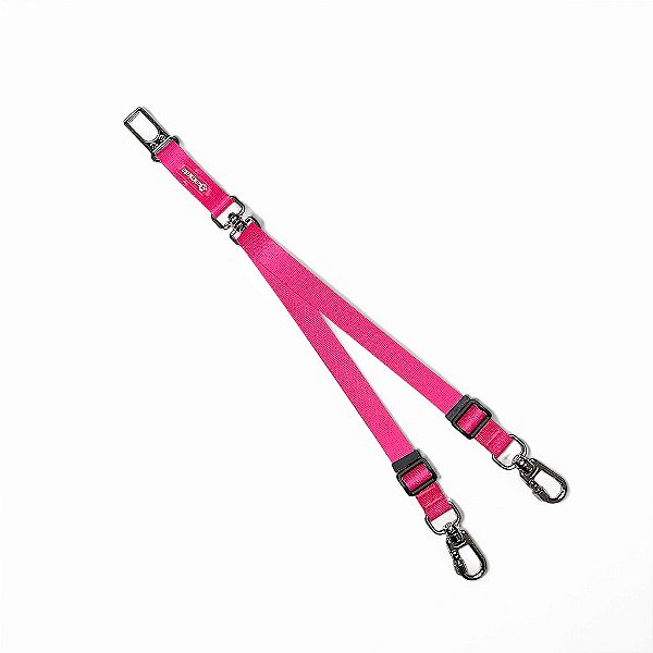 Cinto de Segurança Duplo para cachorros Neon Rosa