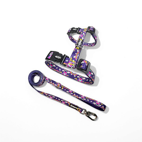 Kit Peitoral para Gatos com Guia | Atacado | Estampadas