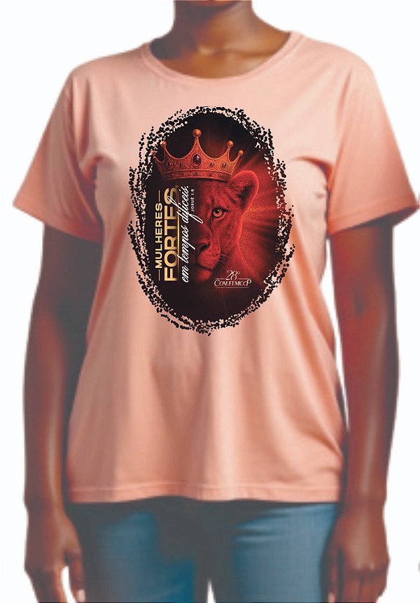 Camiseta Basica Salmão 28° CONUFEMICCP