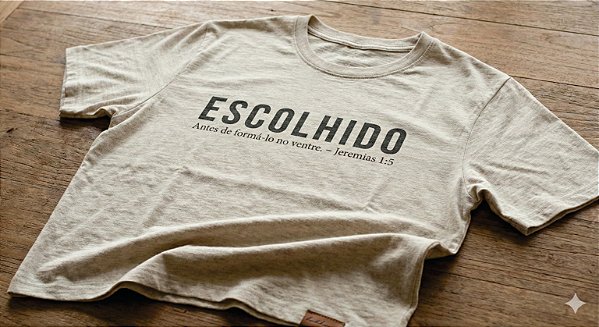 Camiseta "Escolhido" Jeremias 1:5
