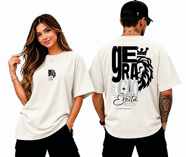 Camiseta Oversized Geração Eleita — 1 Pedro 2:9 | DSL Wear