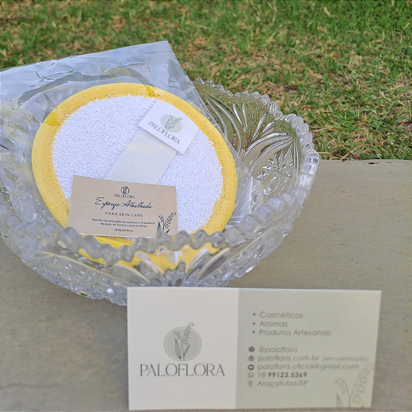 Esponja Atoalhada para Skincare Paloflora