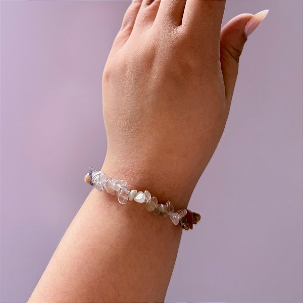 Pulseira de Quartzo Rutilado – Energia Vital, Cura Profunda e Manifestação Poderosa