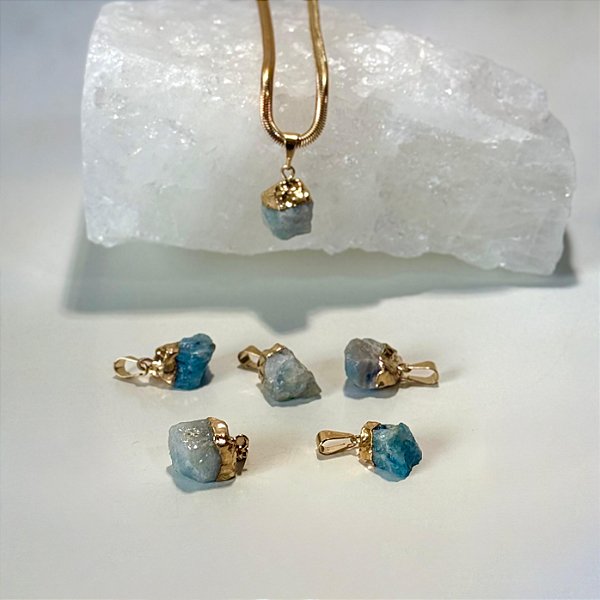 Pingente de Água-Marinha – Tranquilidade, Intuição e Comunicação Emocional