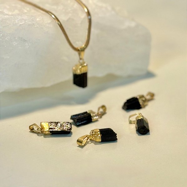 Pingente de Turmalina Negra – Proteção Contra Energias Negativas