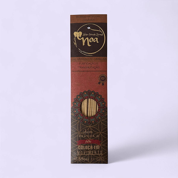 Incenso Orgânico Sal Grosso do Himalaia - NOA