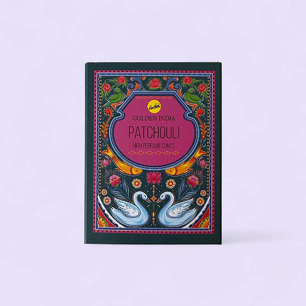 Incenso Cone Golden India – Patchouli