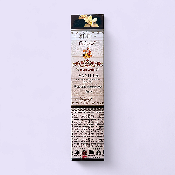 Incenso Goloka – Vanilla | Energia de Boas Vibrações