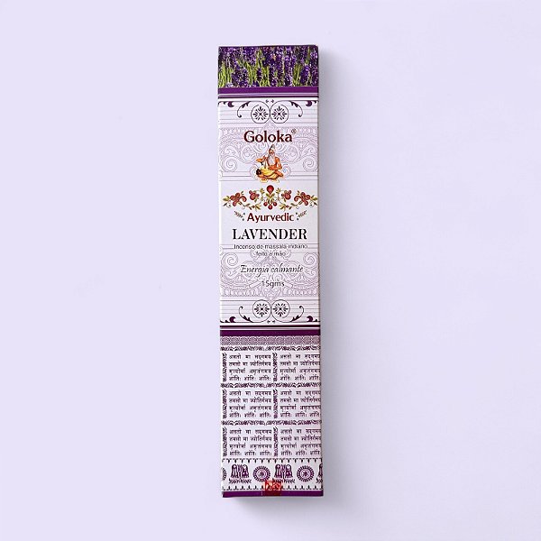 Incenso Goloka – Lavanda | Energia Calmante