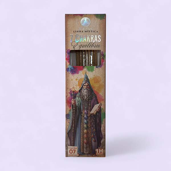 Incenso 7 Chakras – Equilíbrio | Vila Zen Linha Mística
