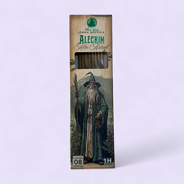 Incenso Alecrim – Alto Astral | Vila Zen Linha Mística