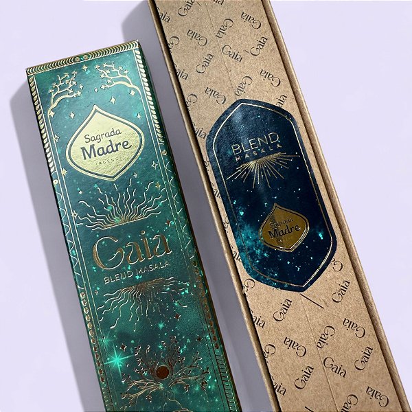 Incenso Gaia Blend Masala – Importado | Sagrada Madre (Alta Durabilidade)