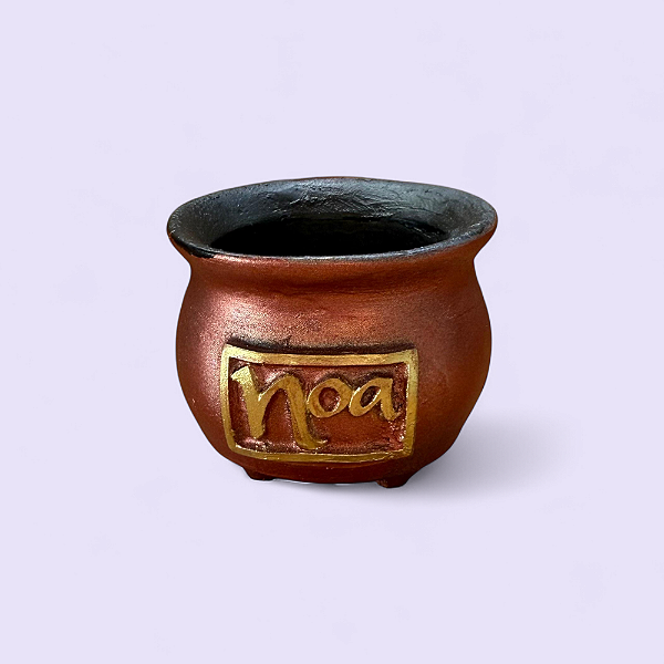 Incensário e Defumador - Caldeirão NOA Vermelho