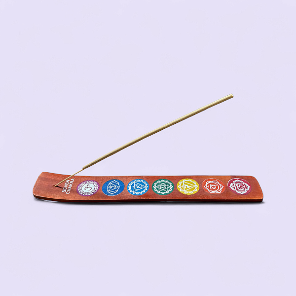 Incensário Régua 7 Chakras | Madeira