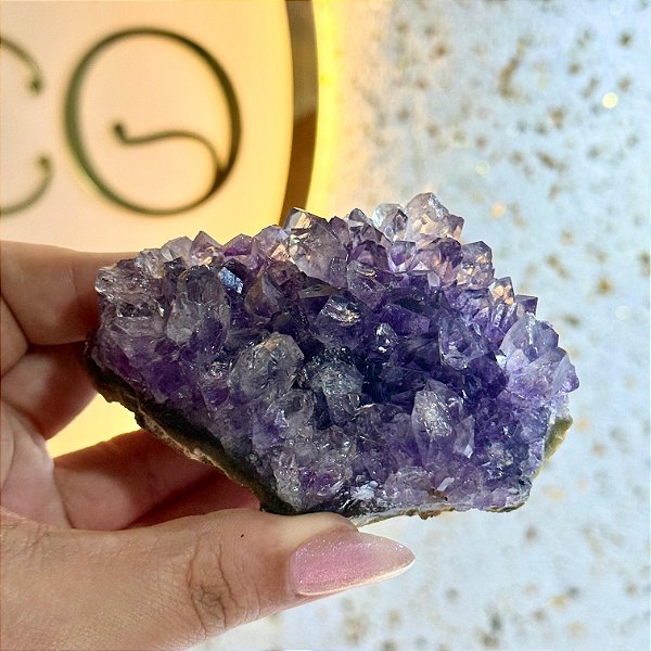 Drusa de Ametista Pequena – Elevação Espiritual e Purificação Energética